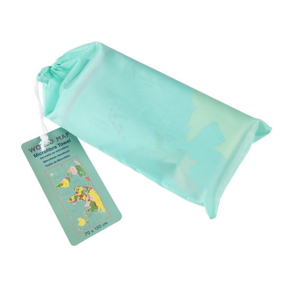 Spalvotas mikropluošto rankšluostis Rex London World Map, 70 x 150 cm-image-2