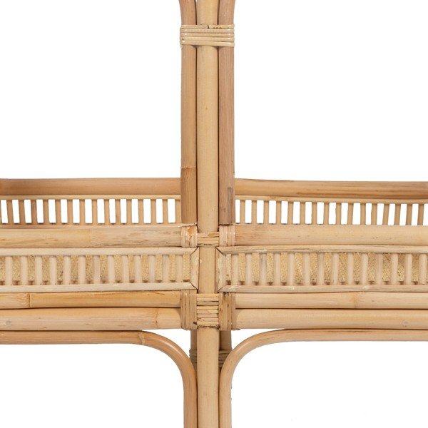 Iš rotango konsolinis staliukas natūralios spalvos 38x100 cm Ratán – Ixia-image-3