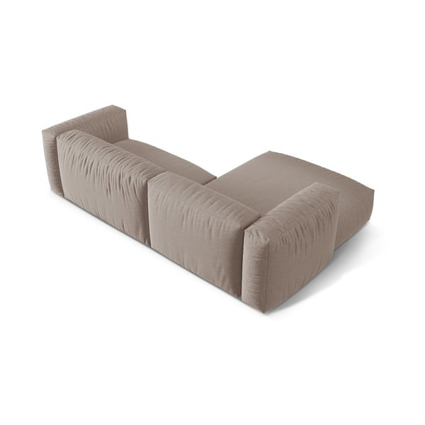 Modulinė kampinė sofa smėlio spalvos (su kairiuoju kampu) Martina – Micadoni Home-image-4