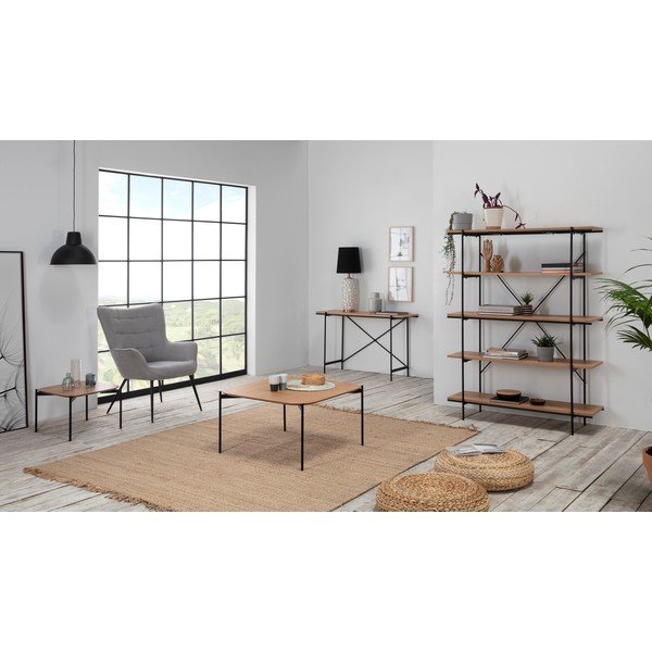 Žurnalinis staliukas iš ąžuolo Marckeric Idara, plotis 50 cm-image-3