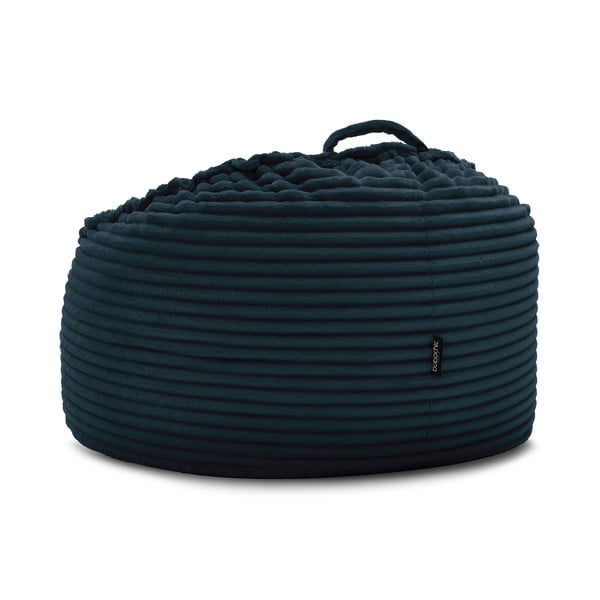 Tamsiai mėlynos spalvos iš kordinio velveto sėdmaišis Socrate – Bobochic Paris-image-4