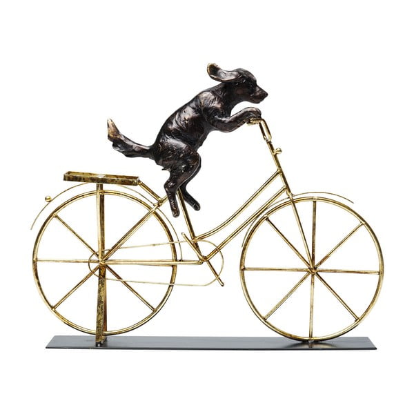 Iš metalo statulėlė Dog with Bicycle – Kare Design