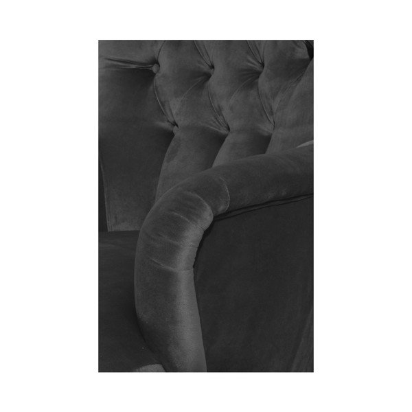 Antracito spalvos fotelis "Max Winzer Brandon Suede-image-1