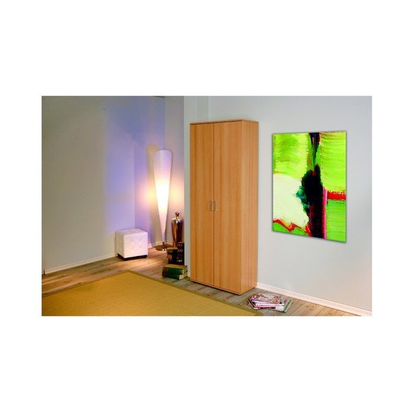 Rudos spalvos dviejų durų spinta "Evegreen House Home", aukštis 189 cm-image-3