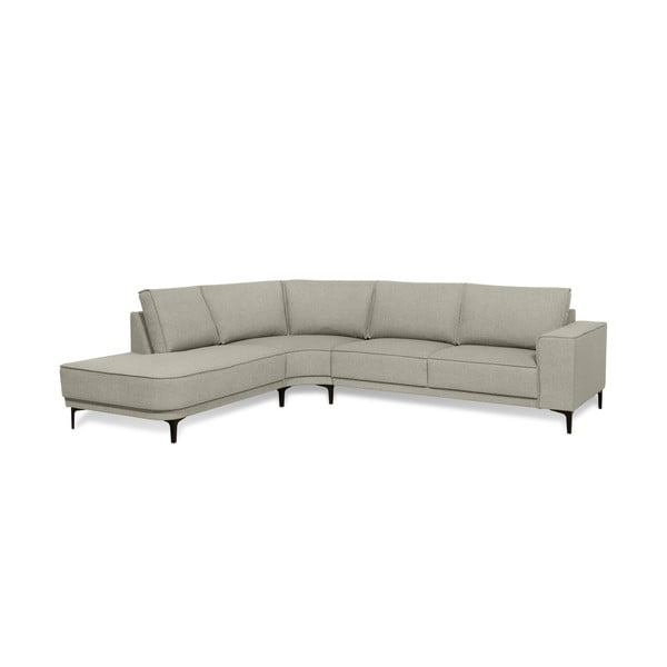 Kampinė sofa šviesiai pilkos spalvos (su kairiuoju kampu) Copenhagen – Scandic-image-2