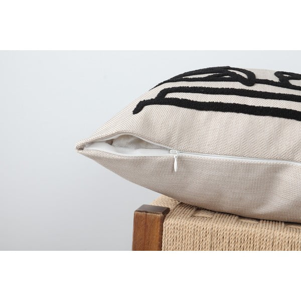 Iš lino dekoratyvinis pagalvės užvalkalas 43x43 cm Winter Sun – Mioli Decor-image-3