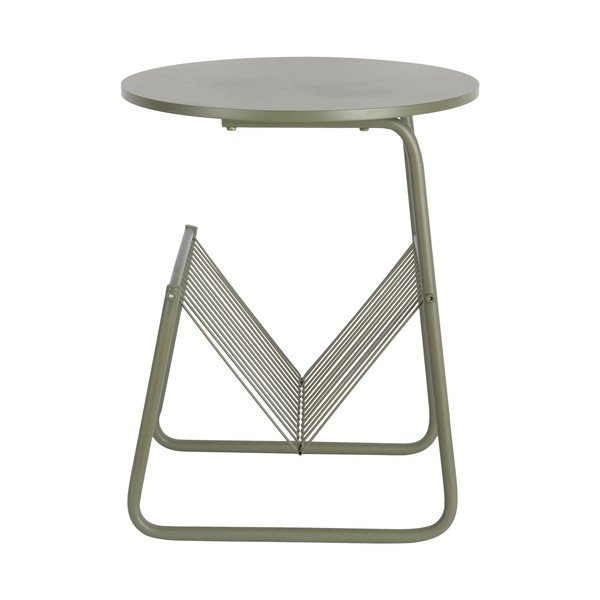 Iš metalo apvalios formos šoninis stalas ø 40 cm Riqueza Revista – Leitmotiv-image-3