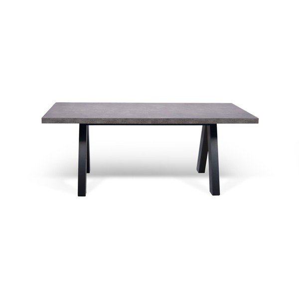 TemaHome "Apex" pilkas valgomojo stalas