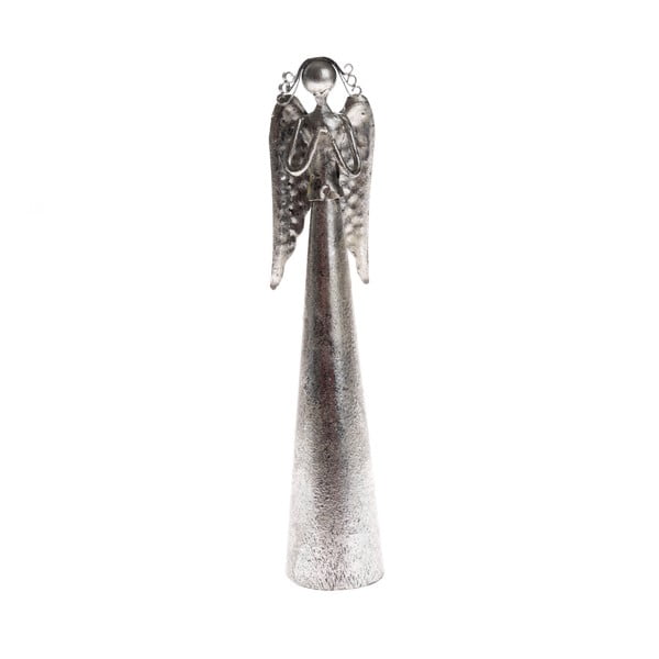 Metalinis meldžiančio angelo Dakls formos papuošalas, 16,5 cm aukščio