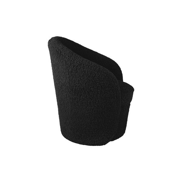 Krėslas juodos spalvos iš boucle Cuddly  – Leitmotiv-image-4