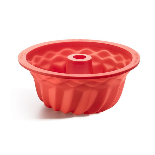 Silikoninė forma pyragui Lékué 22 cm, raudona