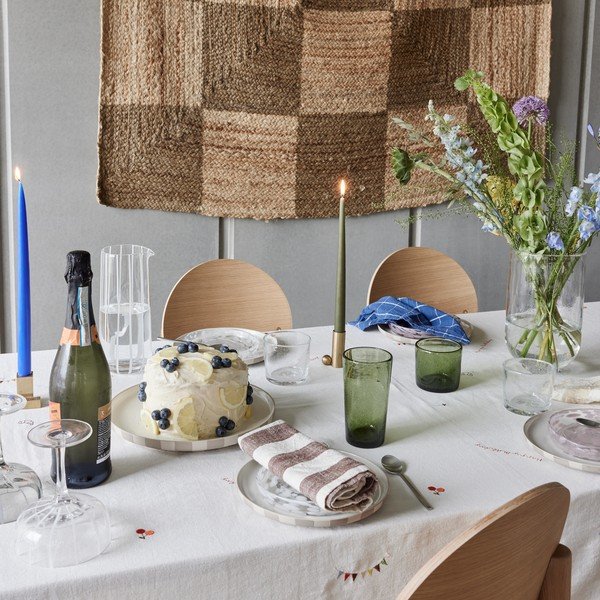 Iš stiklo  rankų darbo vaza (aukštis 24 cm) Kuki – OYOY Living Design-image-1