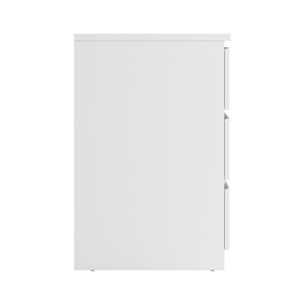 Baltos spalvos šoninė spintelė 77x76x50 cm Naia – Tvilum-image-4