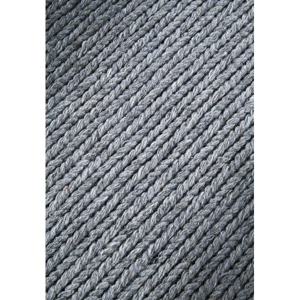 Rankų darbo iš vilnos kilimas pilkos spalvos 160x230 cm Francois – Villeroy&Boch-image-4
