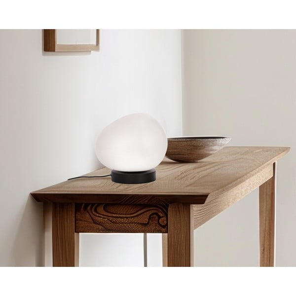 Juodos ir baltos spalvos stalinis šviestuvas (aukštis 19 cm) Stones – Candellux Lighting-image-1