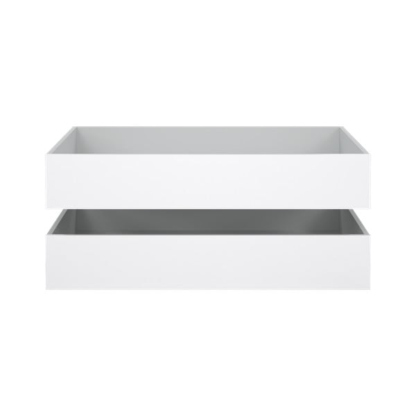 Lovos daiktadėžės baltos spalvos 2 vnt. Naia – Tvilum-image-2