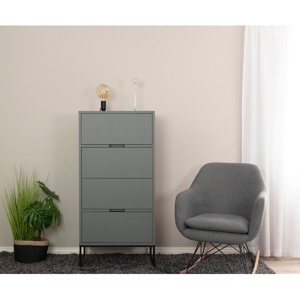 Pilkšvai žalios spalvos komoda 60x127 cm Lipp - Tenzo-image-1