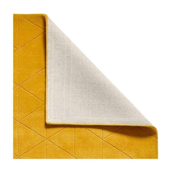 Geltonas vilnos kilimas Think Rugs Kasbah, 120 x 170 cm-image-4
