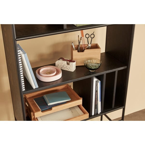 Biuro organizatorius kanceliarinėms prekėms iš medienos Staple – Hübsch-image-1