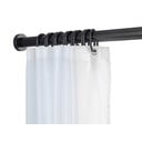 Juodos spalvos teleskopinis vonios strypas Weko Luz, ilgis 70-115 cm