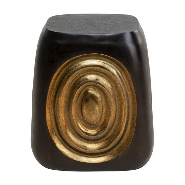 Taburetė juodos/auksinės spalvos Drum Circle – Kare Design
