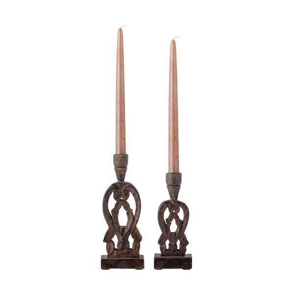 Iš medžio žvakidės 2 vnt. Bernie – Bloomingville-image-2