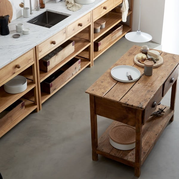 Serviravimo dubuo iš akmens masės rudos spalvos Redonda – Costa Nova-image-2