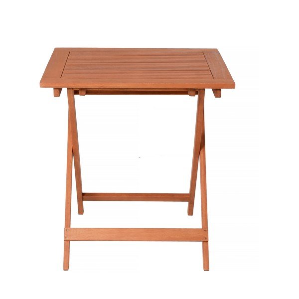 Iš eukalipto masyvo sodo valgomojo stalas 70,5x70,5 cm Pasaneda – Garden Pleasure-image-4
