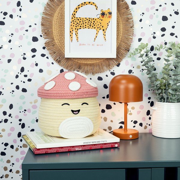 Smėlio spalvos iš tekstilės vaikiškas krepšys ø 23x22 cm Fizz Malcolm – SQUISHMALLOWS-image-1