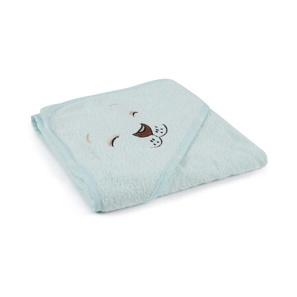 Mėtų spalvos iš medvilnės vaikiškas chalatas 1-2 metai Aslan – Foutastic-image-3