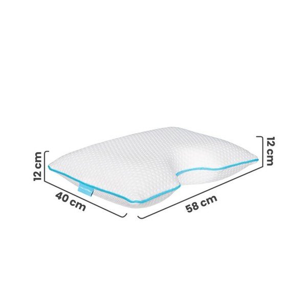 Iš prie kūno prisitaikančių putų anatominė pagalvė 40x58 cm – Mila Home-image-2