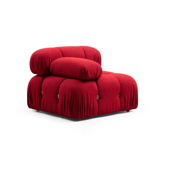Modulinė sofa raudonos spalvos (su kairiuoju kampu) Bubble – Artie