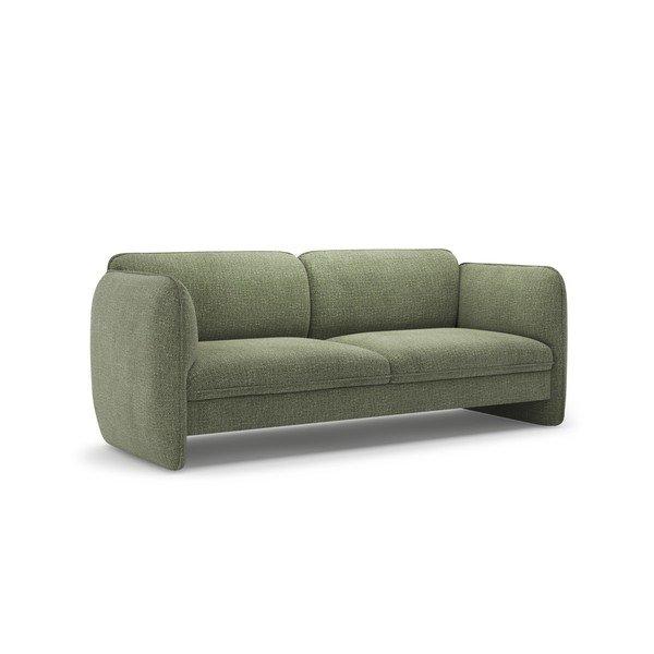 Žalios spalvos sofa iš šenilinio audinio 204 cm Georgia – Micadoni -image-2