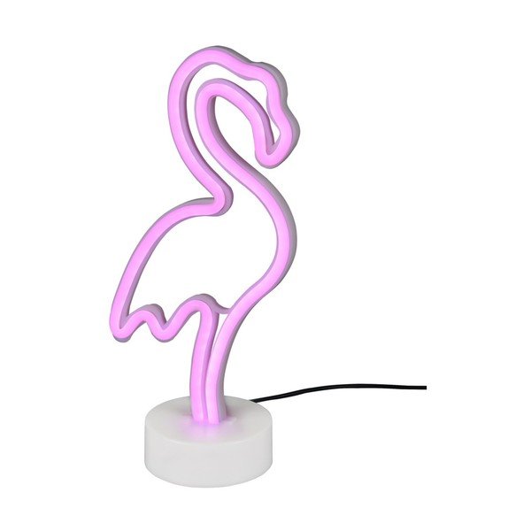Baltas LED stalinis šviestuvas (aukštis 29 cm) Flamingo - Reality