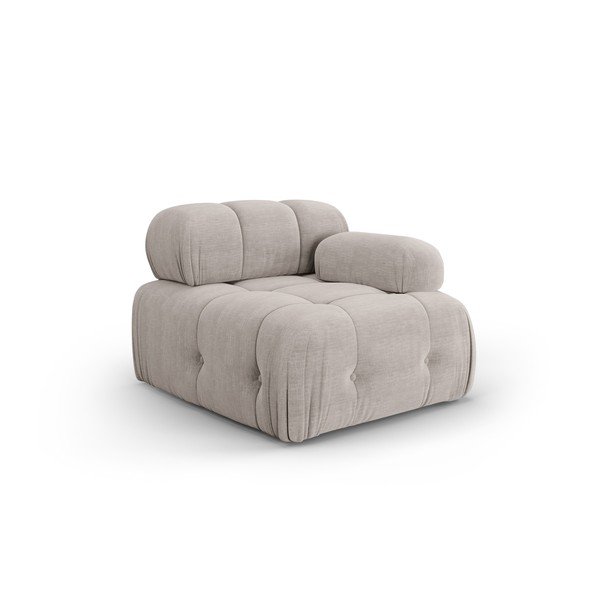 Modulinė sofa šviesiai pilkos spalvos Ferento – Cosmopolitan Design-image-2