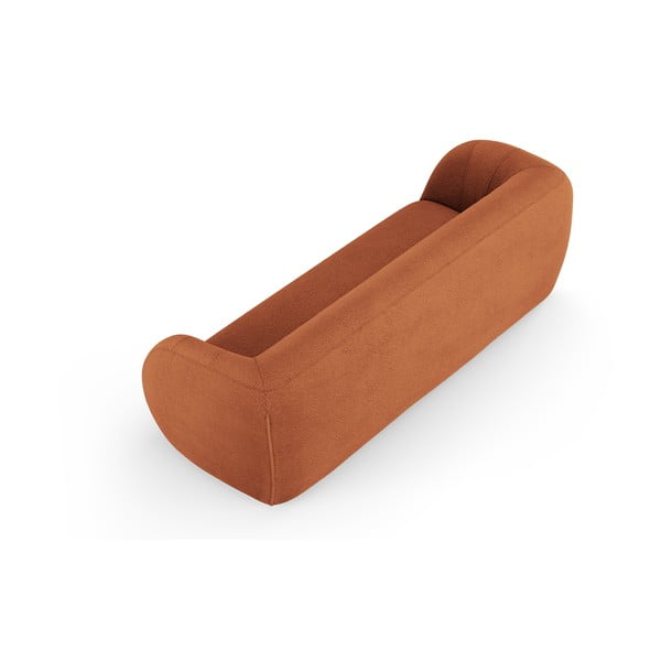 Sofa iš boucle oranžinės spalvos 230 cm Essen – Cosmopolitan Design-image-3