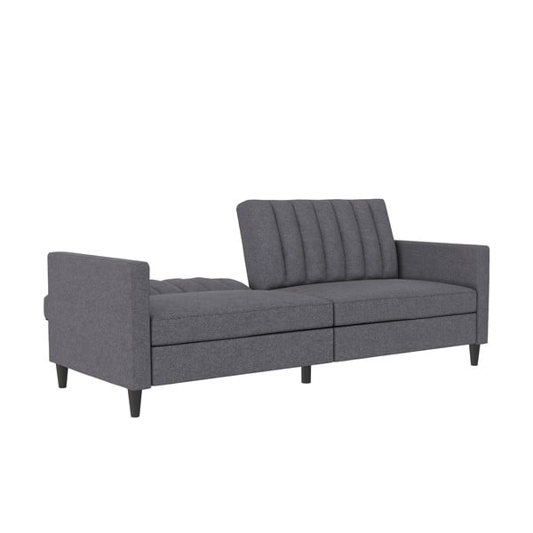 Sulankstoma sofa pilkos spalvos 86 cm Celine – Støraa-image-4
