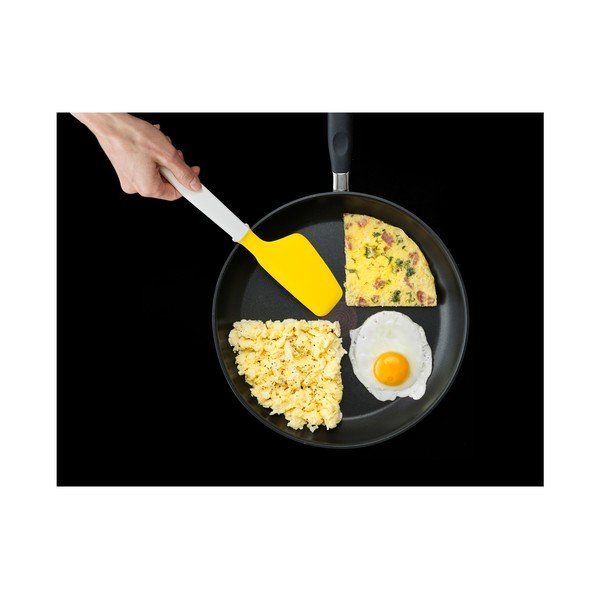 Geltonos ir baltos spalvos Joseph Joseph Elevate silikoninė mentelė-image-2