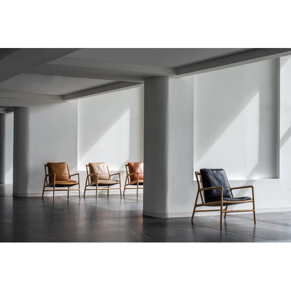 Krėslas pilkos spalvos/natūralios spalvos Dedo – Gazzda-image-1