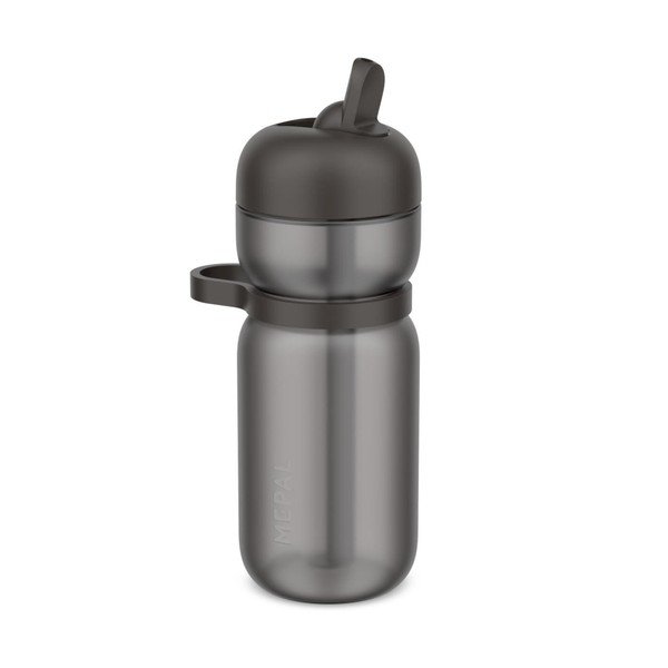 Antracito spalvos iš plastiko butelis 600 ml Active – Mepal