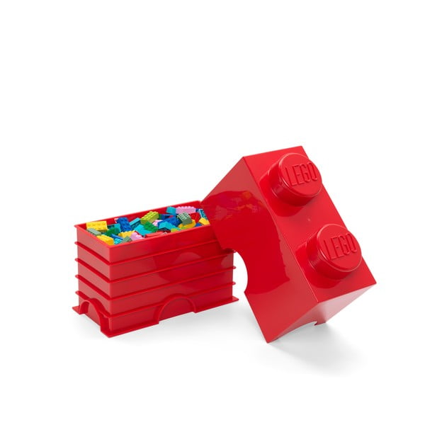 Raudona dviguba daiktadėžė LEGO®-image-4