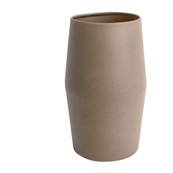 Smėlio spalvos vaza PT LIVING Nimble, aukštis 27 cm