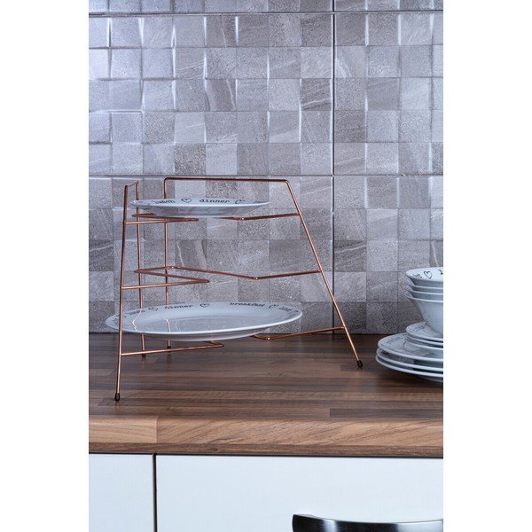 Vario spalvos iš metalo papildoma virtuvės lentyna 37x25 cm Rowan – Premier Housewares-image-1