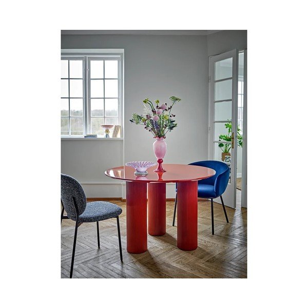 Mėlynos spalvos iš tekstilės valgomojo kėdė Percey – Bloomingville-image-4