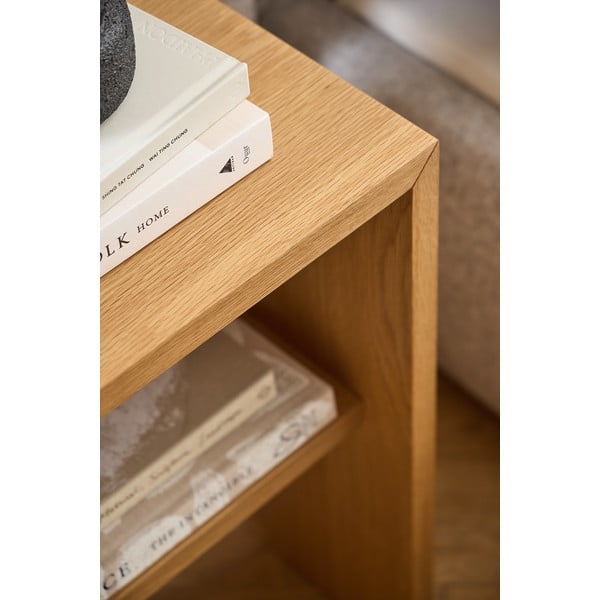 Naktinis staliukas natūralios spalvos iš ąžuolo Arlon – Actona-image-2