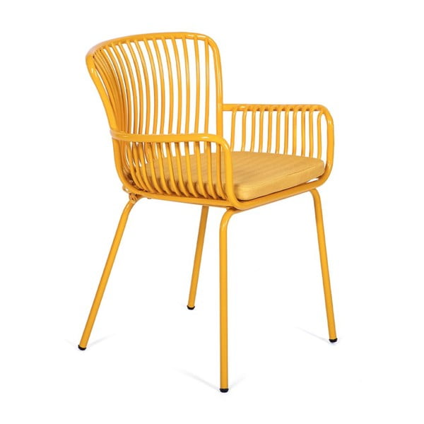 2 geltonų sodo kėdžių rinkinys Bonami Selection Elia