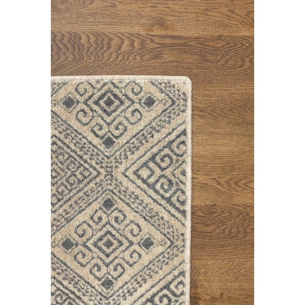 Kilimas iš vilnos smėlio spalvos 200x300 cm Decori – Agnella-image-3