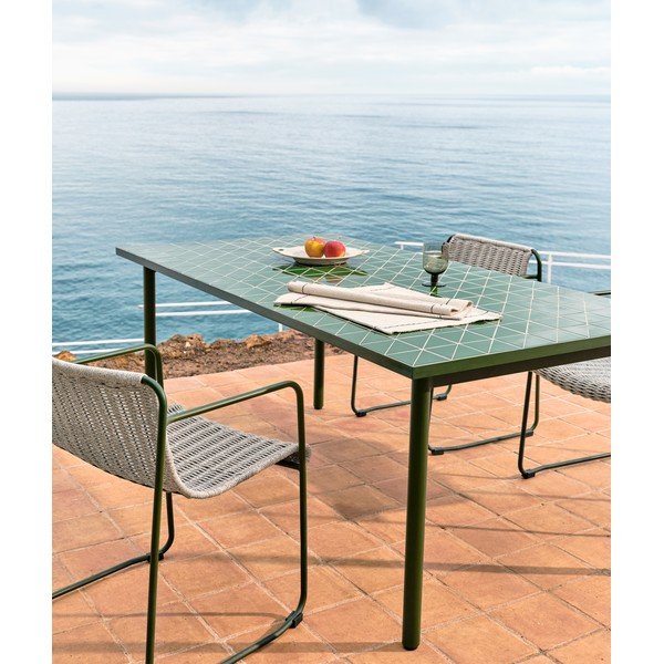 Iš keraminės plokštės sodo valgomojo stalas 101x223 cm Maurina – Kave Home-image-2