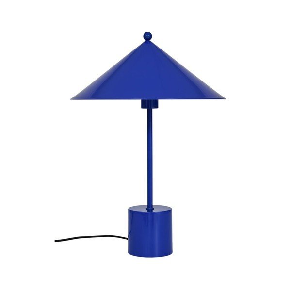 Mėlynos spalvos iš metalo stalinis šviestuvas (aukštis 50 cm) Kasa – OYOY Living Design