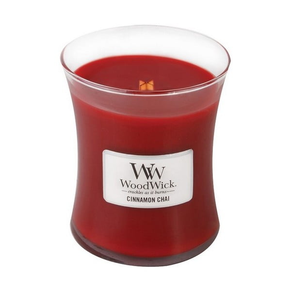 Kvapioji žvakė su cinamono ir vanilės aromatu WoodWick, 55 valandų degimo trukmė